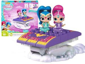 MEGA BLOKS DXH14 Klocki SHIMMER I SHINE Latający dywan 19 el.