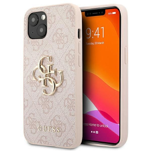 Etui Guess GUHCP13M4GMGPI Apple iPhone 13 różowy/pink hardcase 4G Big Metal