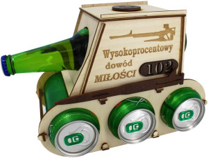 Czołg Piwo Alkohol Skrzynka Prezent Dowód Miłości