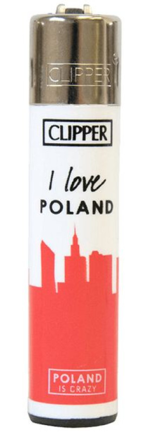 Zapalniczka Clipper wzór TOURISTIC POLAND