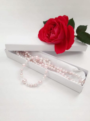 Modny komplet biżuterii z pereł Swarovski Prezent