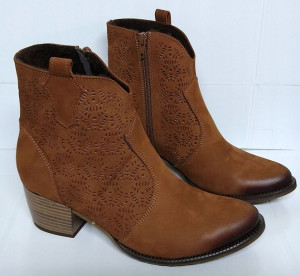 Uni-14 Stylowe Sztyblety Kowbojki Skóra Nat Roz 38