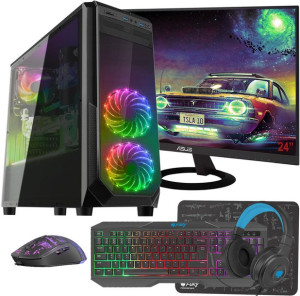 Komputer Pc Bpv2 2500/550/p16/s256+h1/11238/3 + Monitor 24 + Akcesoria
