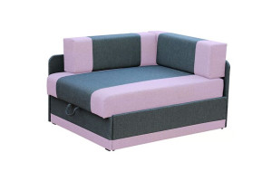ER101 Ładna Wygodna sofka sofa z funkcją spania i pojemnikiem - 20 kolorów