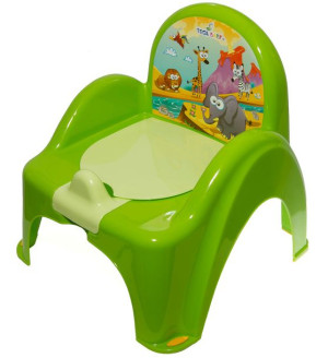 TEGA PO-041-125 Nocnik krzesełko z pozytywką SAFARI zielony