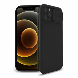 Etui XIAOMI REDMI 10 Silikonowe z Osłoną na Aparat Silicone Lens czarne