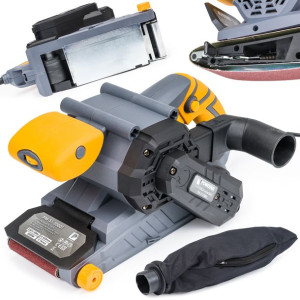 Szlifierka Taśmowa Stołowa Do Drewna 2w1 2x Imadło Pm-st-2000t