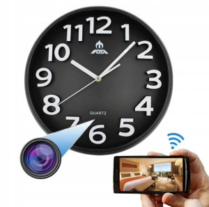 Zegar Mini Kamera Szpiegowska Ukryta Na Żywo W Teelefonie Wifi