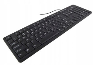 Klawiatura Usb Przewodowa Biurowa Do Komputera Biurka Usb