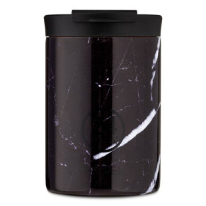 Podróżny kubek termiczny 24Bottles Travel Tumbler 350 ml - black marble
