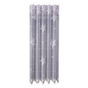 Firanka Śnieżki 180 x 250  DomoweTekstylia | WNS601 250 | Boże Narodzenie