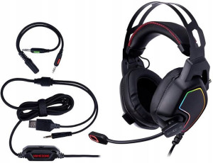 Słuchawki Gamingowe Do Playstation Ps4 Xbox Pc Led