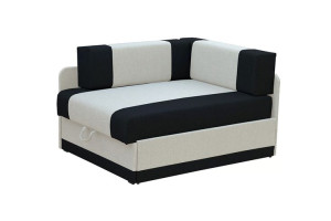 ER101 Ładna Wygodna sofka sofa z funkcją spania i pojemnikiem - 20 kolorów