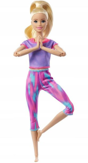 Gxf04 Barbie Lalka Made To Move Gimnastyczka Blond