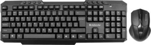 Mega Zestaw Bezprzewodowa Klawiatura I Mysz Usb 2.4 Ghz 1600 Dpi