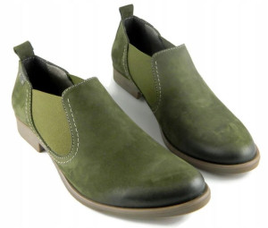 Uni-122 Stylowe Wygodne Mokasyny Skóra Nat Roz 40