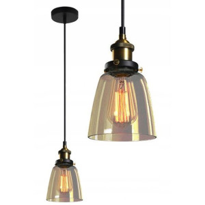Lampa Wisząca Szklana Loft Industrial Verto