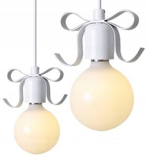 Oprawa Lampa Wisząca Narni Metal Kokarda Wstążka