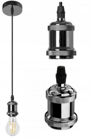 Lampa Wisząca Sufitowa Żyrandol Oprawka E27 Led
