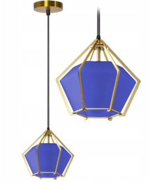 Lampa Wisząca Sufitowa Kolorowa Szklana Diamond