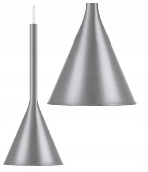 Lampa Wisząca Metal Loft Industrial Largo Szara