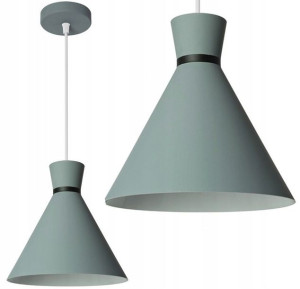 Lampa Wisząca Metal Loft Industrial Kona A Szara
