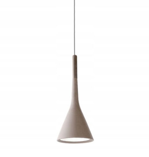 Lampa sufitowa wisząca FLAT A mocca loft kawa
