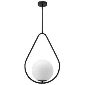 Lampa Sufitowa Wisząca Metal Czarna Loft Black