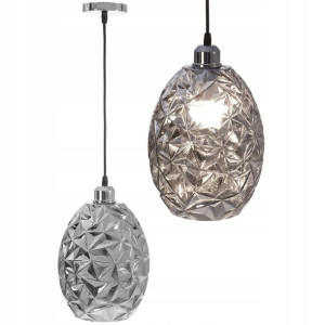 Lampa Wisząca Szklana Chromowana App564-1cp