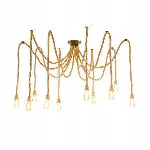 Lampa Sufitowa Wisząca Żyrandol Pająk 10 Spider