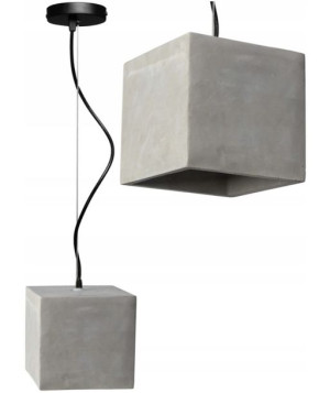 Lampa Sufitowa Wisząca Betonowa Loft Oryginalna
