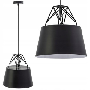 Lampa sufitowa wisząca Loft Metalowa INDUSTRIAL
