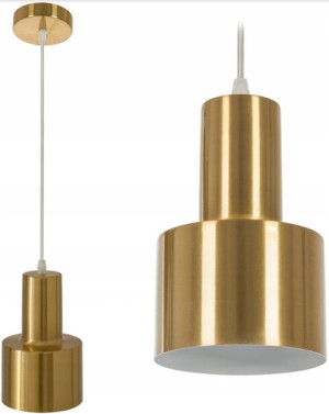 Lampa Sufitowa Nowoczesna Metalowa Złota Gold Xl
