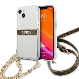 Guess 4G Chain Strap | Etui do iPhone 13 Mini - GOLD