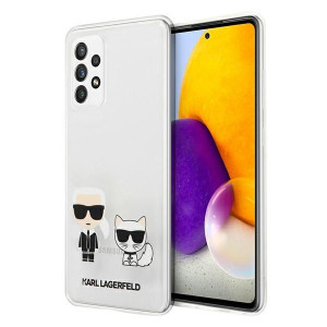 Karl Lagerfeld Choupette | Etui do Galaxy A72 - CLEAR
