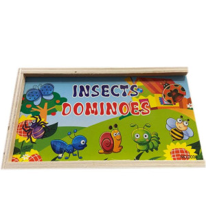 Edukacyjna Układanka Domino - Owady
