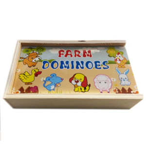 Edukacyjna Układanka Domino - Farma