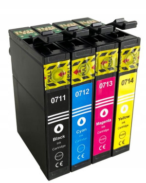 4x Tusz Do Epson T0711 -t0714 Stylus Sx415 Sx405