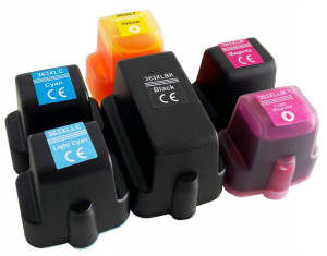 6x Tusz Do Hp 363 Xl D6160 D7160 D7360 C5180