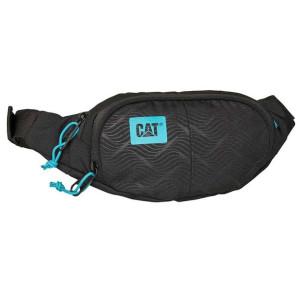 Torba biodrowa Caterpillar Urban rPET Lava - black embossed