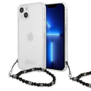 Etui Guess GUHCP13SKPSBK Apple iPhone 13 mini Transparent hardcase Black Pe