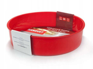 Silikonowa tortownica 24 cm, RED CULINARIA