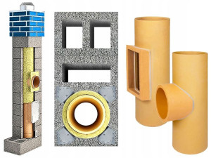Komin Ceramiczny System Kominowy 5m Fi 180 +3w