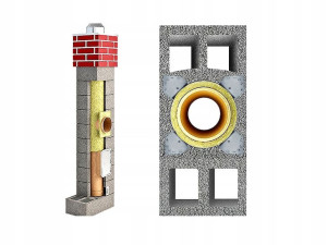 Komin ceramiczny system uniwersal 5m fi 200 +4W
