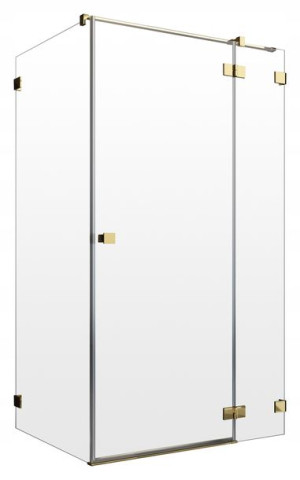 Kabina Essenza Pro KDJ GOLD 80x100x200 RADAWAY Prawa złota