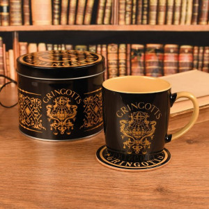 Zestaw Bank Gringotta Gringott's Kubek I Podkładka W Puszce - Harry Potter