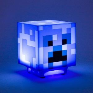 Lampka Charged Creeper Niebieski - Minecraft