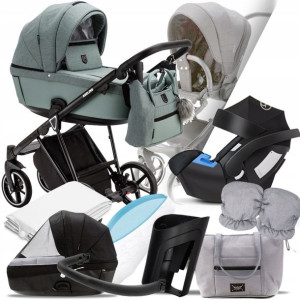 Wózek Adamex 3w1 Belissa Ps-63 I + Cybex Aton 5