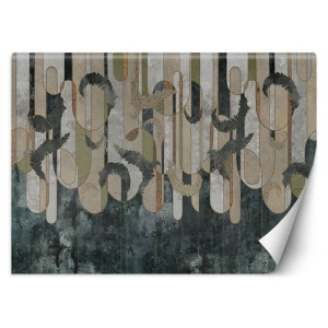 Fototapeta Abstrakcja roślinna w barwach ziemi 150x105