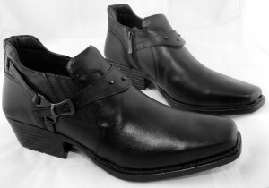 Kaw-157 Stylowe Wygodne Kowbojki Skóra Naturalna